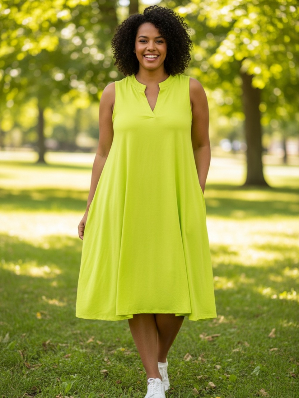 Dear Scarlett Lizzy Tank Dress - Missy